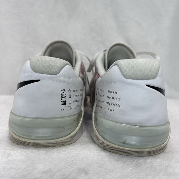 Nike Metcon 5 AMP White Tie Dye Pale Run Casual Low AT3149-101 womens size 11 - Picture 4 of 16